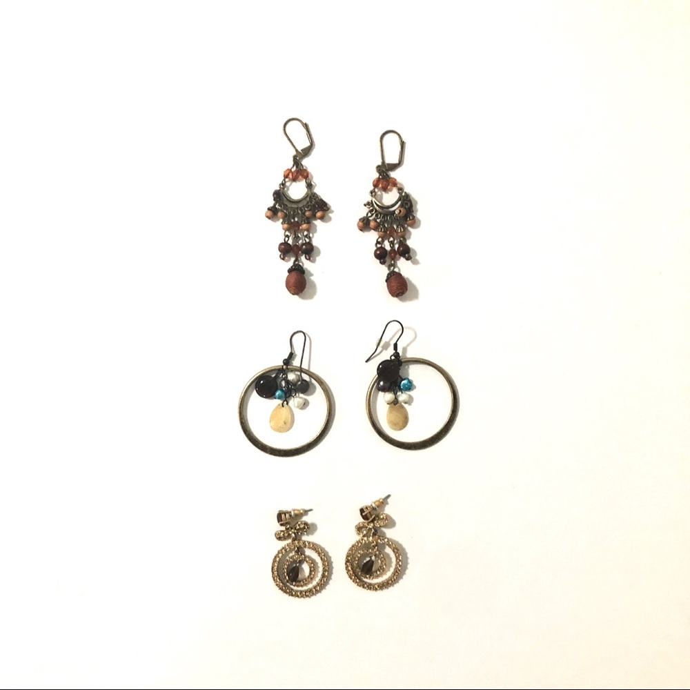 Gold and Bronze Earring Bundle